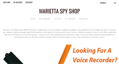 Desktop Screenshot of mariettaspyshop.com